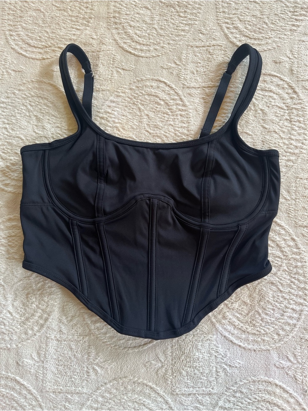 Gilly Hicks corset style crop top Size M